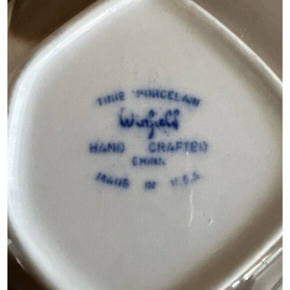 Winfield Desert Dawn Oval Divided Bowl Serving Vegetable USA Hand Crafted - Picture 8 of 8